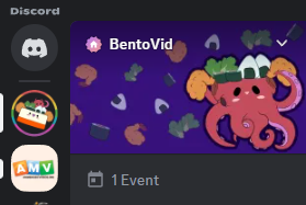 Screenshot of an event in the BentoVid Server
